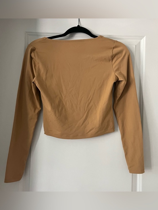 Abercrombie Long Sleeve Cropped Top - Picture 2 of 3